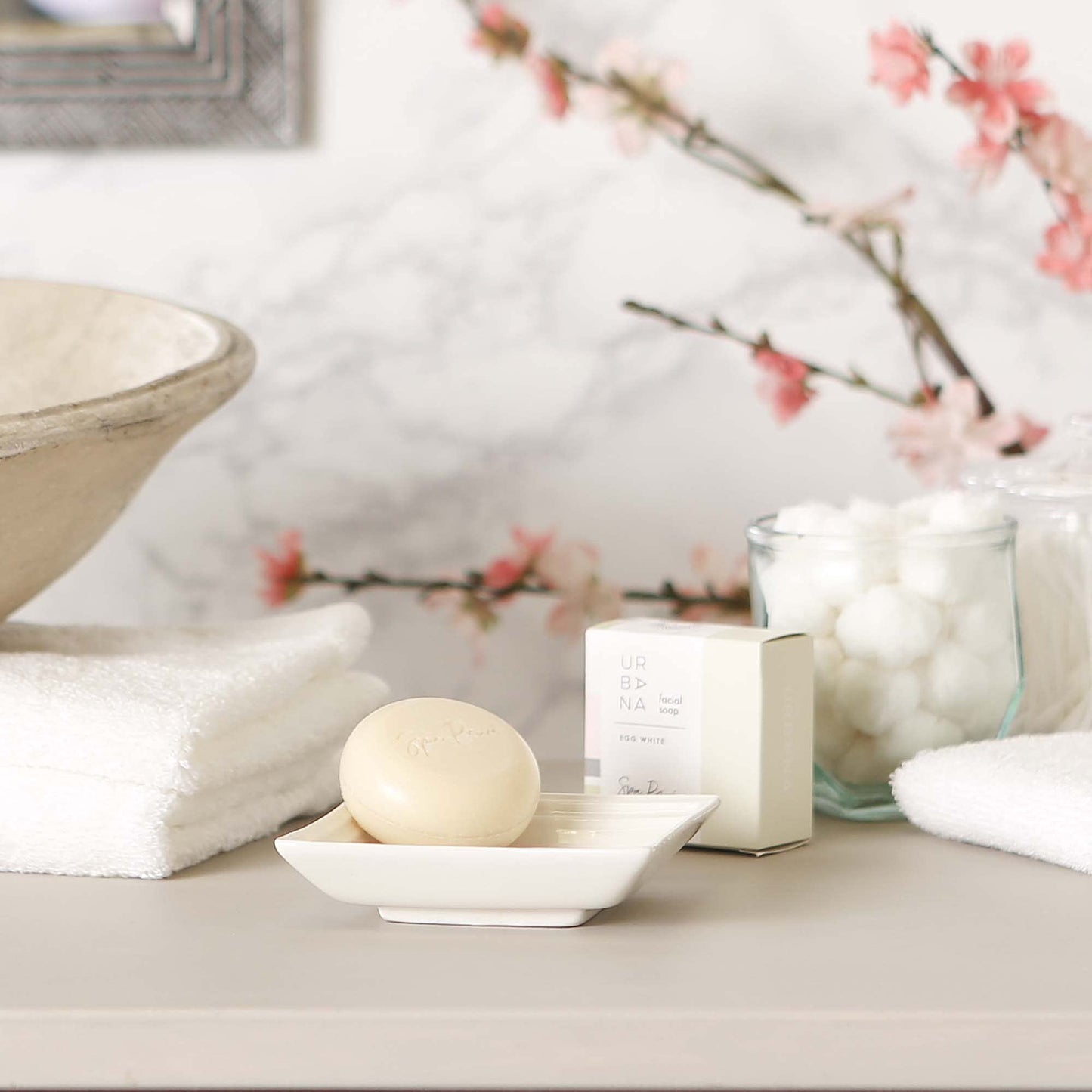 Urbana Spa Prive Collection Facial Soap Bar, 70 Gram, Egg White Beauty & Personal Care Urbana