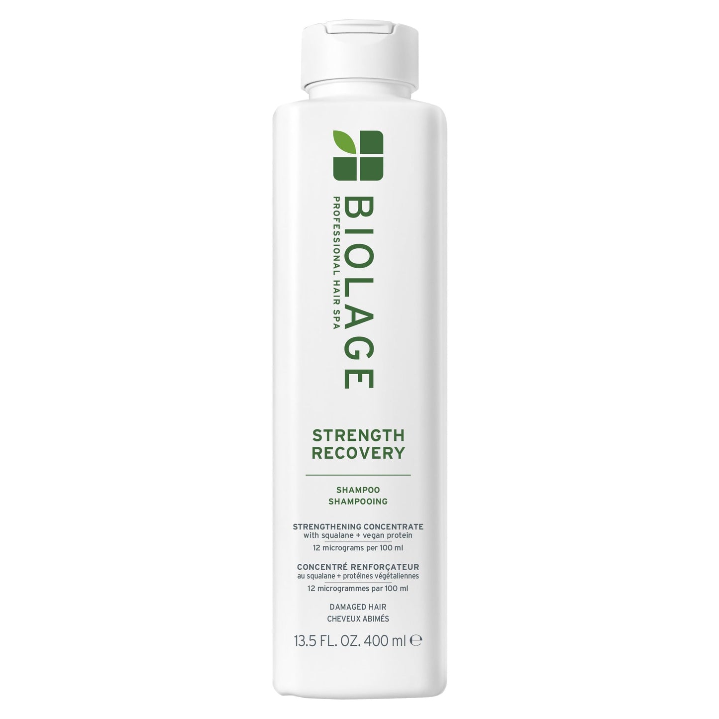 Biolage Strength Recovery Shampoo - Reduces Breakage & Detangles, Instantly Strengthens and Moisturizes, For Damaged Hair, With Olive Squalane & Vegan Beauty & Personal Care Biolage