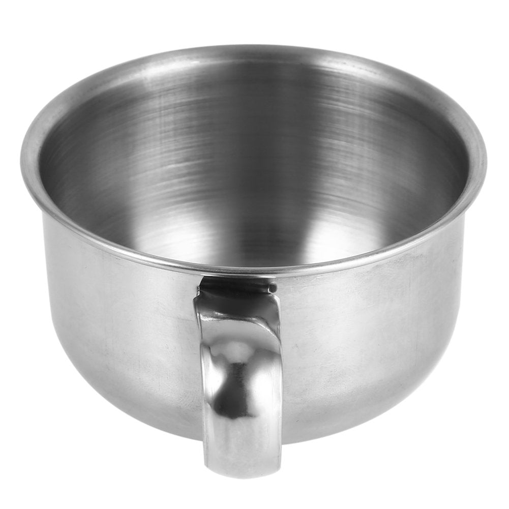 Tbest Metal Circle Soap Cup For Shaving,Shaving Soap Bowl Lather Lot Stainless Steel,Shaving Mug New Stainless Steel Metal Shaving Soap Mug Bowl Cup Beauty and Personal Care Tbest