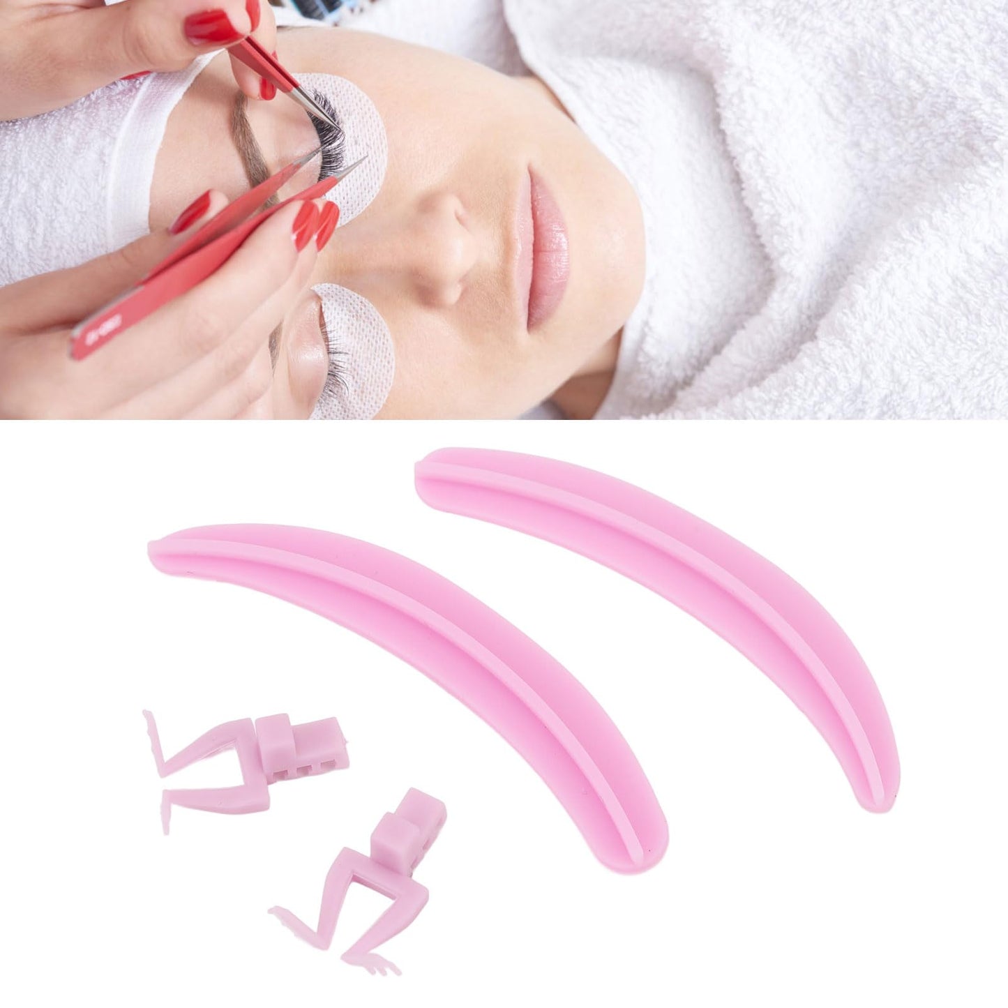 Brrnoo Eyelash Separator Tool, Silicone Base, Washable, Reusable, Smoother Lash Separator Tool for Beauty Salon, Lash Artist Beauty and Personal Care Brrnoo