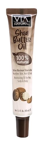 Via Natural 100% Natural Shea Butter Oil 1.5 Fl Oz (Pack of 1) Beauty & Personal Care Via Natural