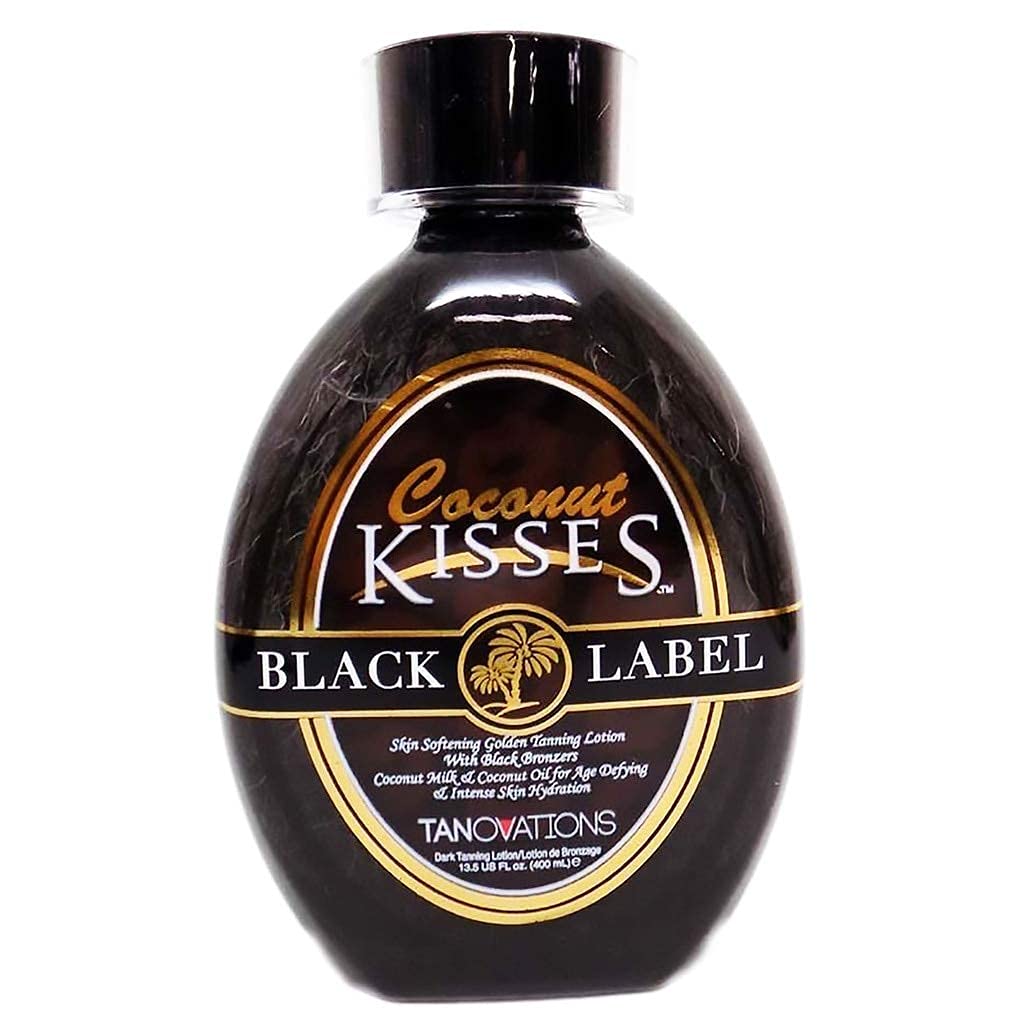 Ed Hardy Lotion Coconut Kisses Black Label Black DHA Skin Hydrating Bronze 13.5z, Antioxidant, Medium Beauty & Personal Care ED HARDY