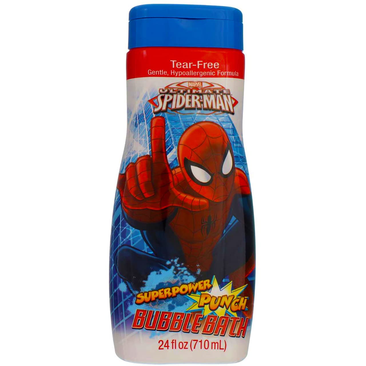 Spiderman Bubble Bath 24 Ounce Superpower Punch (709ml) (2 Pack) Beauty & Personal Care Spiderman