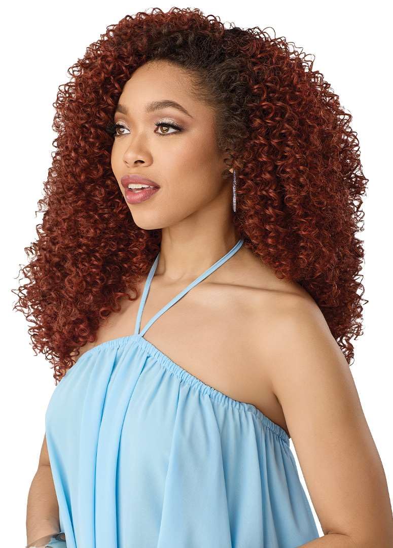 Outre Quick Weave Synthetic Half Wig - FlowAir - Flow 1 (DR2/HAZELNUT)