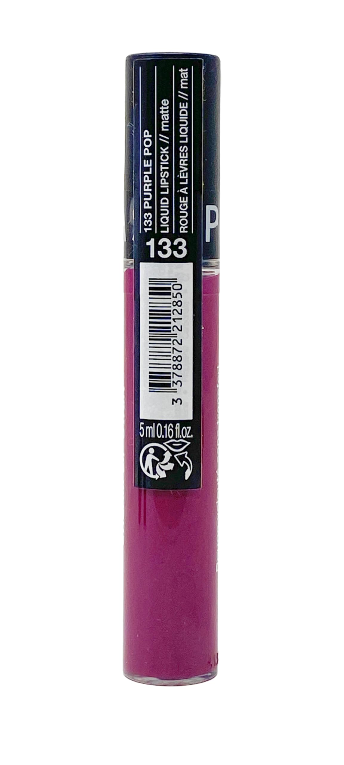 SEPHORA Collection Cream Lip Stain - 133 Purple Pop (matte magenta purple) 0.16 oz. / 5 mL Beauty & Personal Care SEPHORA