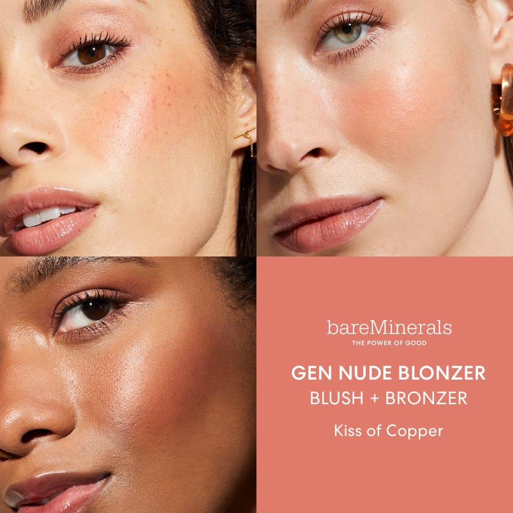 bareMinerals Gen Nude Blonzer, Kiss of Copper, Vegan, Cruelty-Free & Dermatologist-Tested Beauty & Personal Care bareMinerals