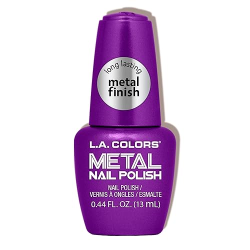 L.A. COLORS Metal Nail Polish, Violet Vixen CNL154 Beauty & Personal Care L.A. COLORS
