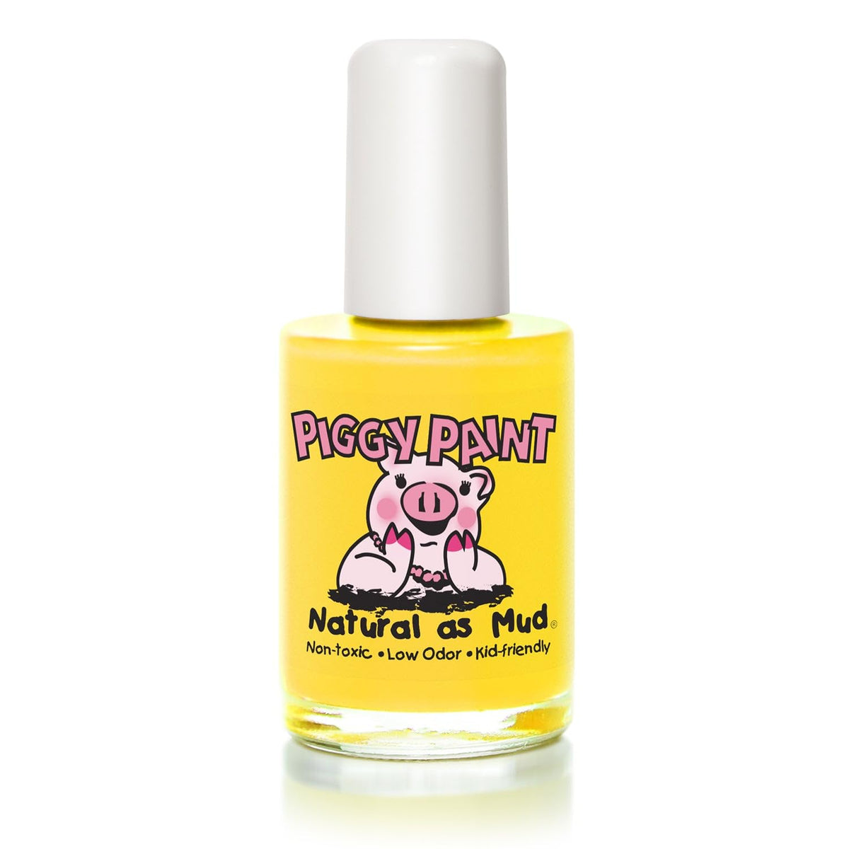 Piggy Paint Nail Polish, Non-Toxic, Natural, Vegan - Sunshine Yellow