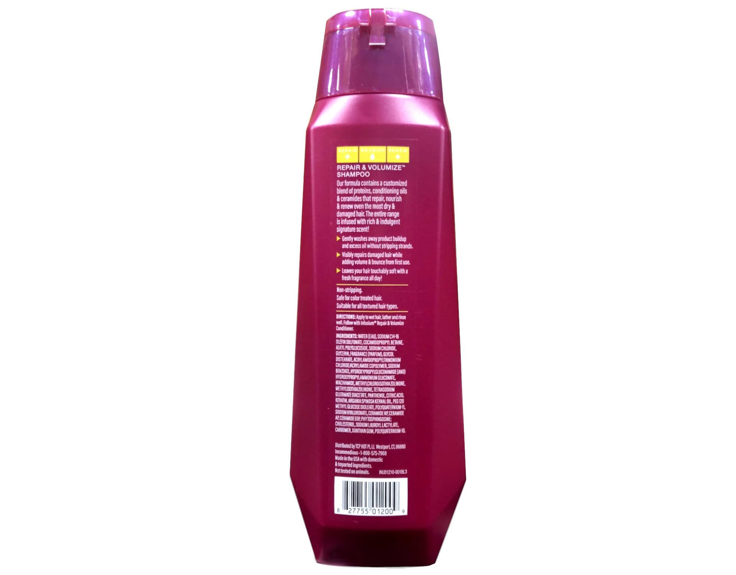 Infusium Professional Shampoo 13.5 oz, Conditioner 13.5 oz, and Leave-In Treatment 11 oz Set - Repair & Replenish - 3 Bottles Beauty & Personal Care Infusium