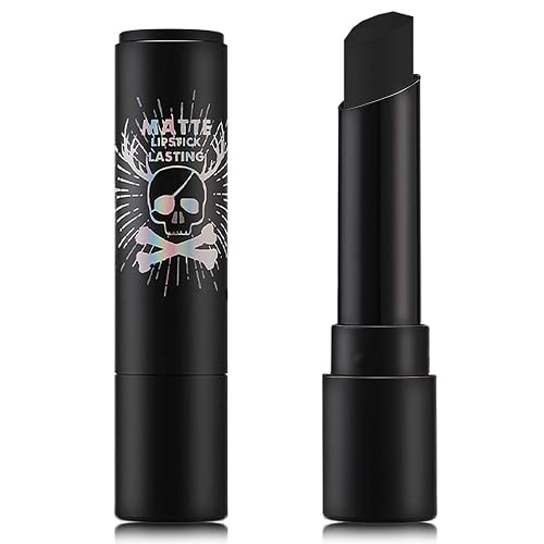 Fusang Black Stick, High Pigmented Long-Lasting Matte Lipstick, Waterproof Body Paint for Halloween, Cosplay, Zombie Makeup Beauty & Personal Care Fusang