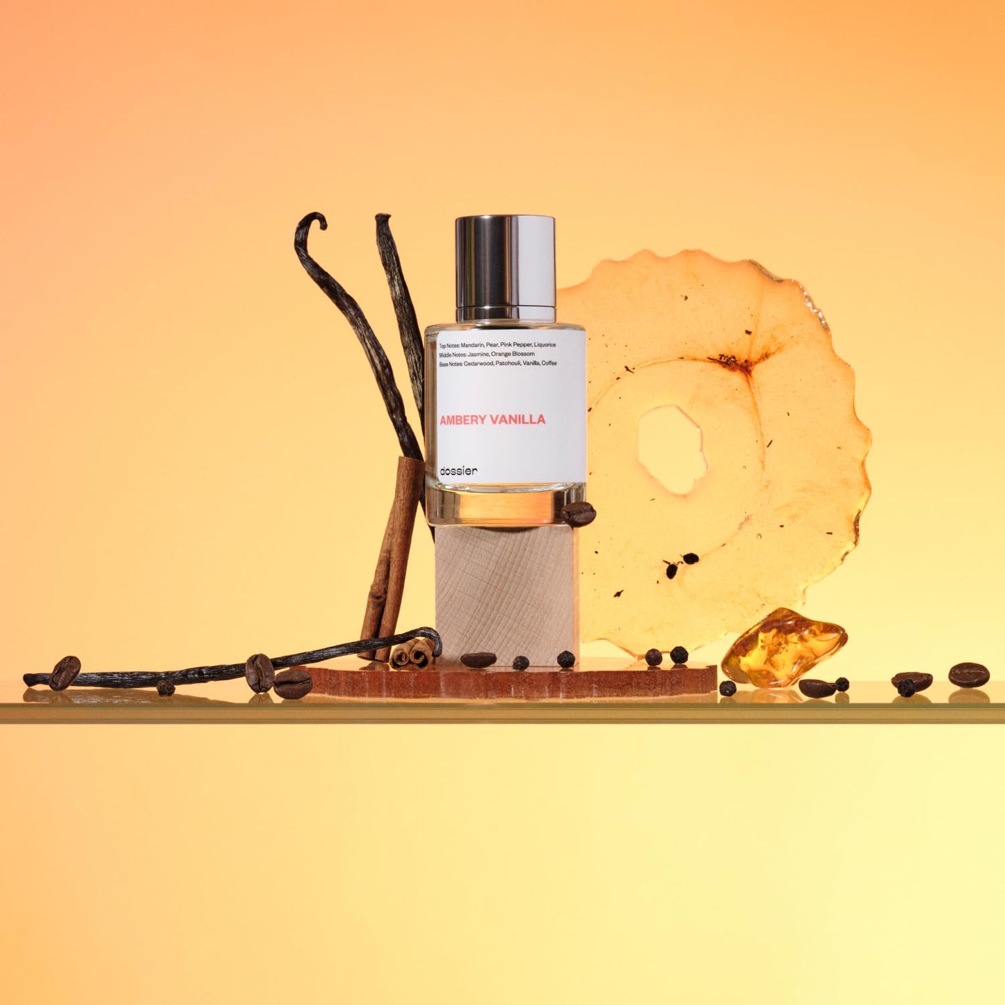 Dossier - Ambery Vanilla 1.7Oz (50ml) - Eau de Parfum - Inspired by Y S.L's B.lack O.pium - Long-lasting Fragrance - Feminine Beauty & Personal Care Dossier