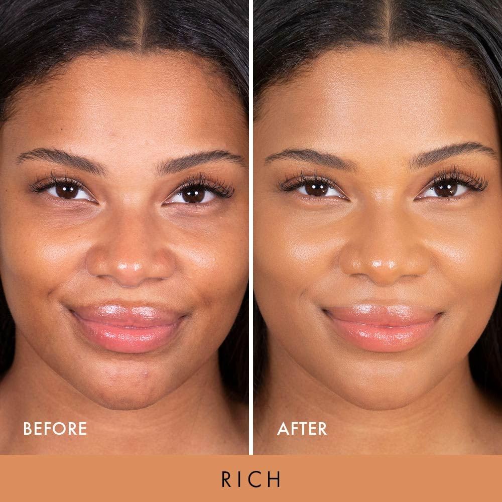 Wander Beauty Nude Illusion Liquid Foundation - Rich - Medium to Full Coverage Foundation with Niacinamide & Lotus Extract - Natural Skin Finish Beauty & Personal Care Wander Beauty