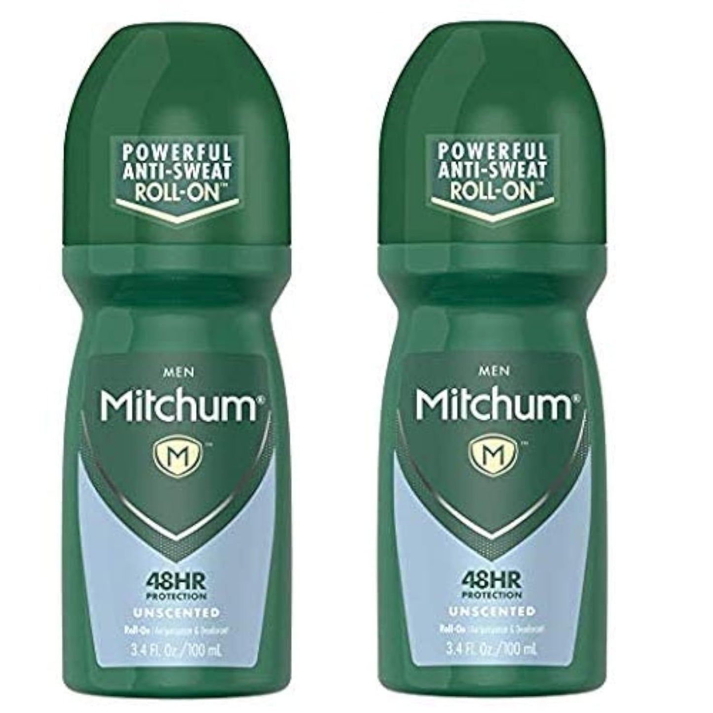 Mitchum Invisible Anti-Perspirant & Deodorant Roll-On, Unscented 3.4 oz (Pack of 2) Beauty and Personal Care Mitchum
