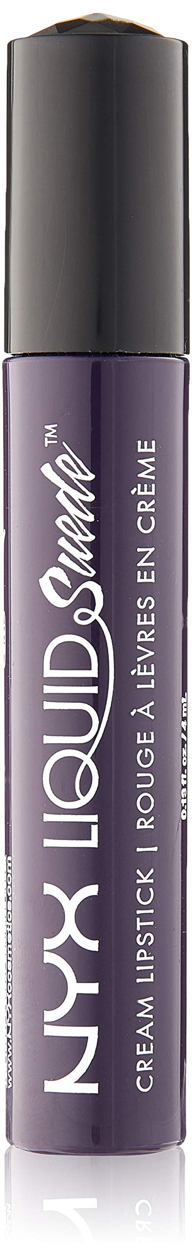 NYX PROFESSIONAL MAKEUP Liquid Suede Cream Lipstick - Foul Mouth (Navy Black) Beauty & Personal Care NYX PROFESSIONAL MAKEUP