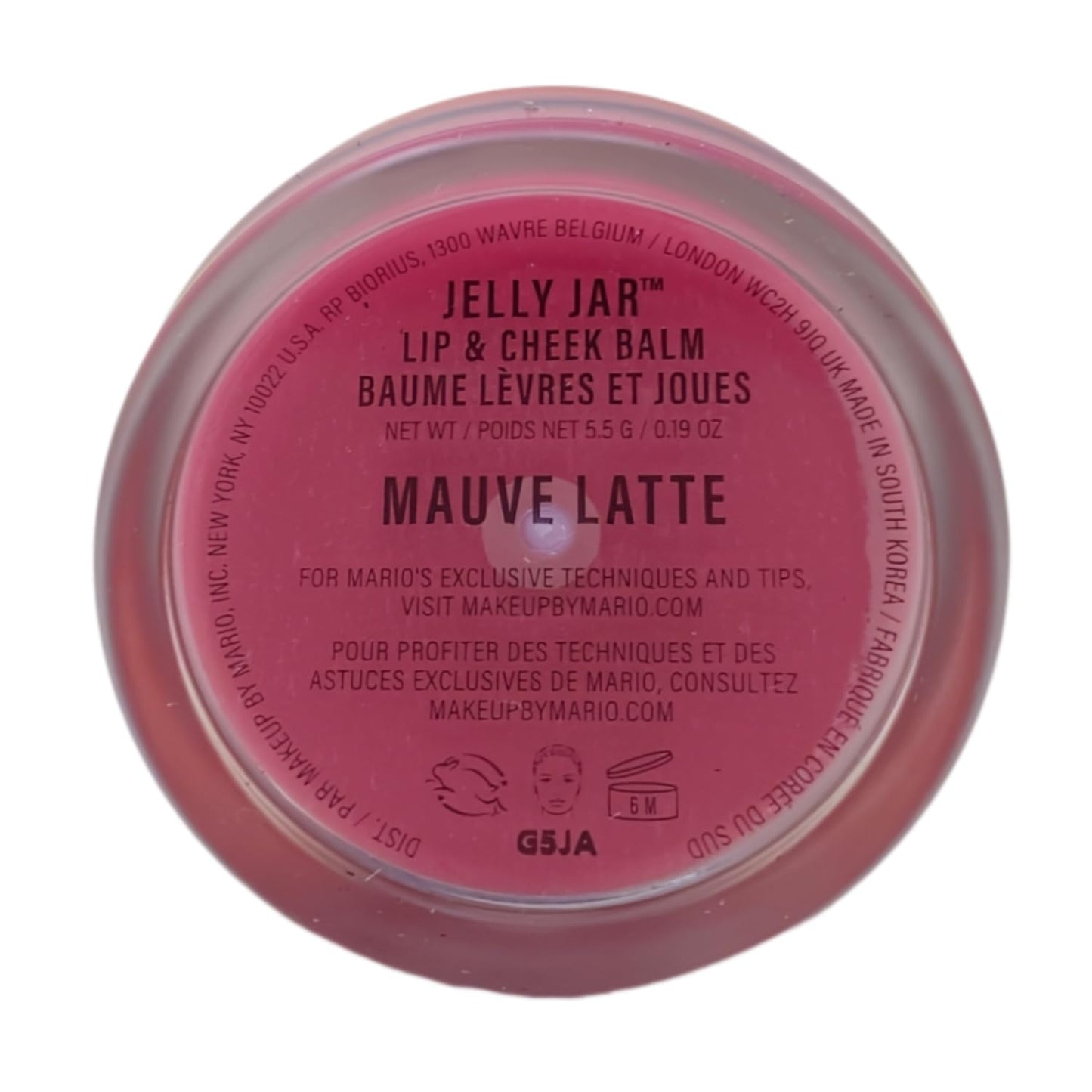 Makeup By Mario Jelly Jar Lip & Cheek Balm - Mauve Latte (5.5 g / 0.19 oz) Beauty & Personal Care BY MARIO
