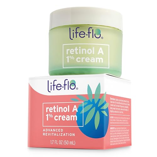 LIFE-FLO Retinol Face Cream - Face Moisturizer and Neck Cream w/ 1% Retinol Vitamin A, Green Tea and Vitamin E - Refines Skin, Minimizes Appearance Beauty & Personal Care LIFE-FLO