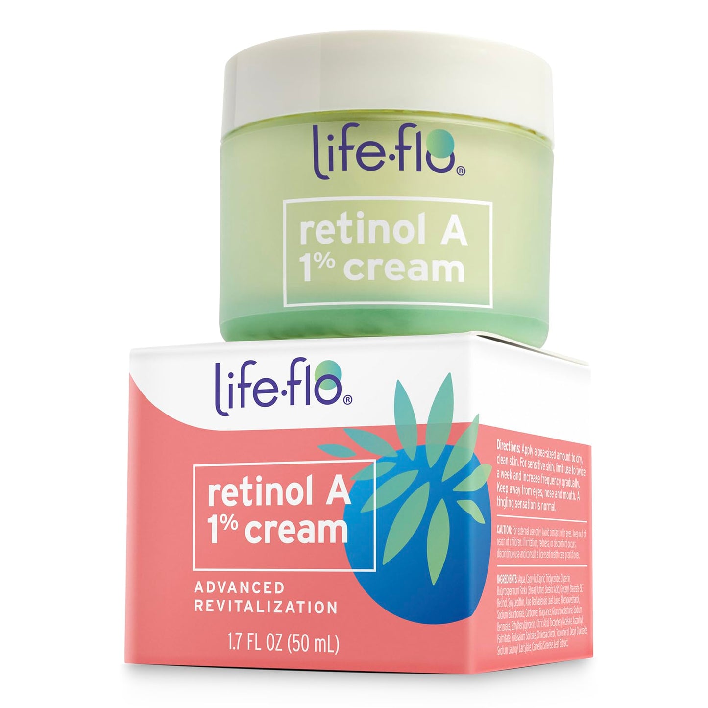 LIFE-FLO Retinol Face Cream - Face Moisturizer and Neck Cream w/ 1% Retinol Vitamin A, Green Tea and Vitamin E - Refines Skin, Minimizes Appearance Beauty & Personal Care LIFE-FLO