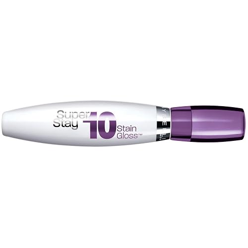 Maybelline New York Superstay 10 hour Stain Gloss, Luxurious Lilac, 0.35 Fluid Ounce Beauty & Personal Care MAYBELLINE