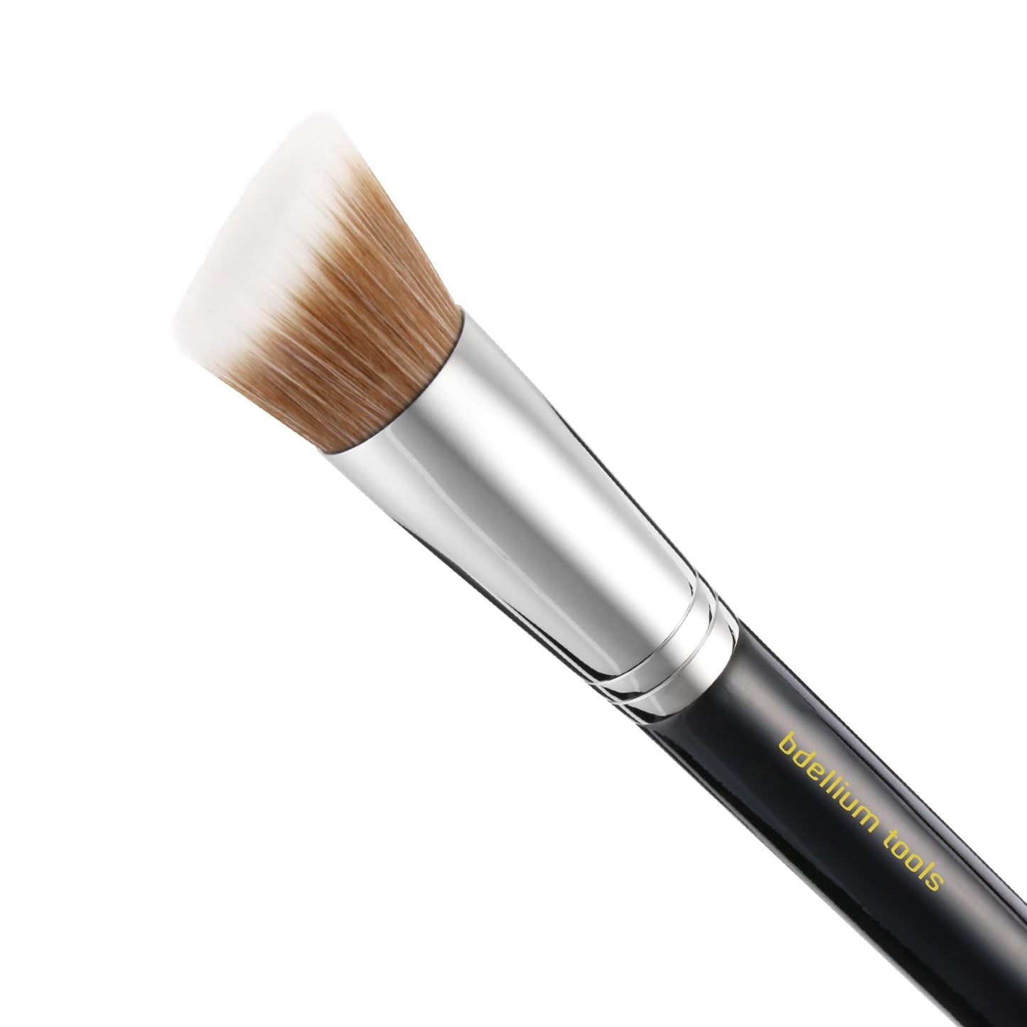 Bdellium Tools Professional Makeup Brush - Maestro Series 954 Duet Fiber Slanted Kabuki - With Soft Synthetic Fibers, For Stippling, Buffing, Blending Beauty & Personal Care BDELLIUM TOOLS