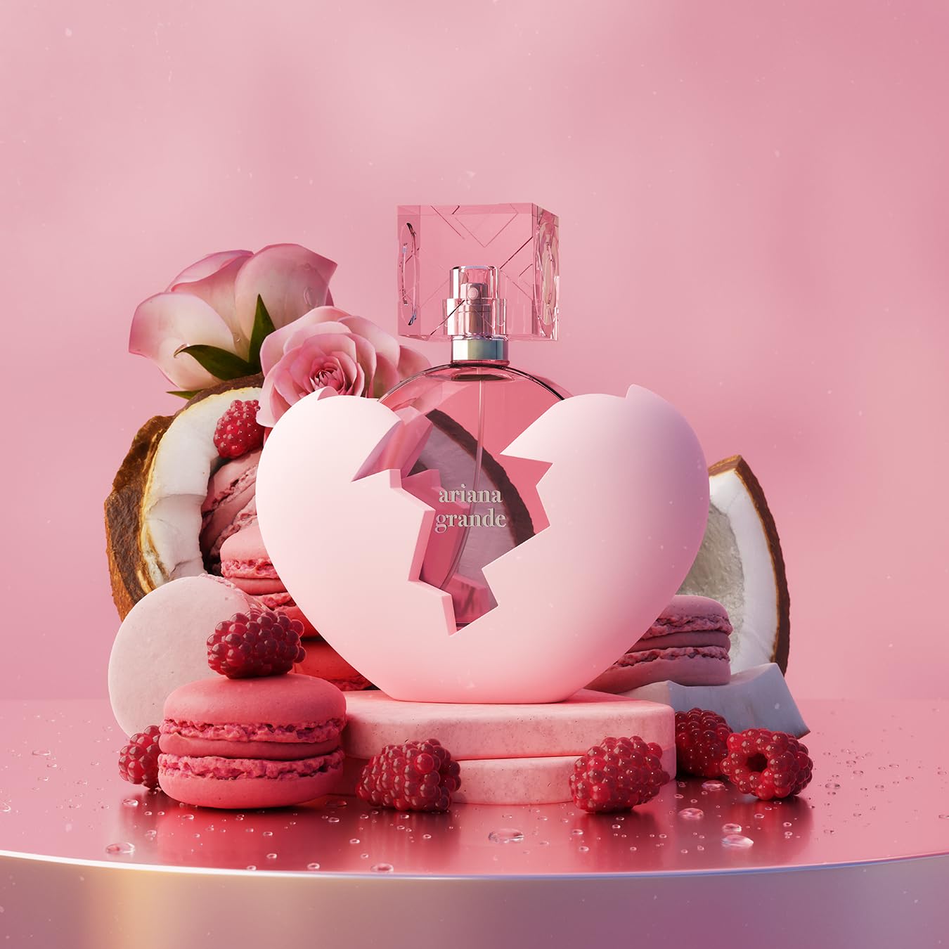 Ariana Grande Thank U Next Eau de Parfum - Floral Gourmand Musk Fragrance for Women - Women's Perfume with Notes of Coconut, Macaroon Sugar & Wild Beauty & Personal Care Ariana Grande