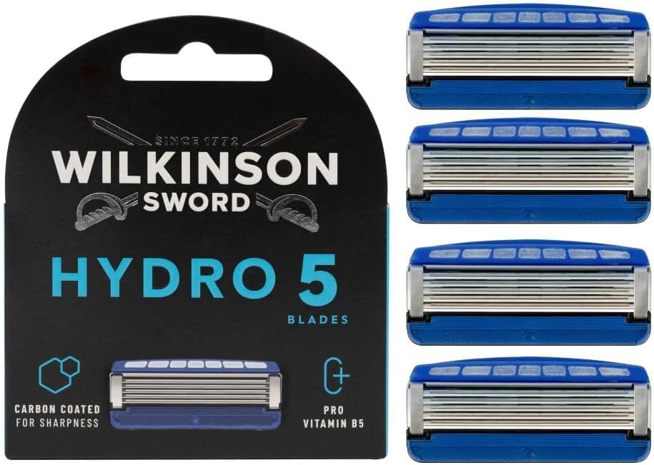 Wilkinson Sword Hydro 5 Skin Protection Razor Blades 4 Blades Beauty and Personal Care Wilkinson Sword