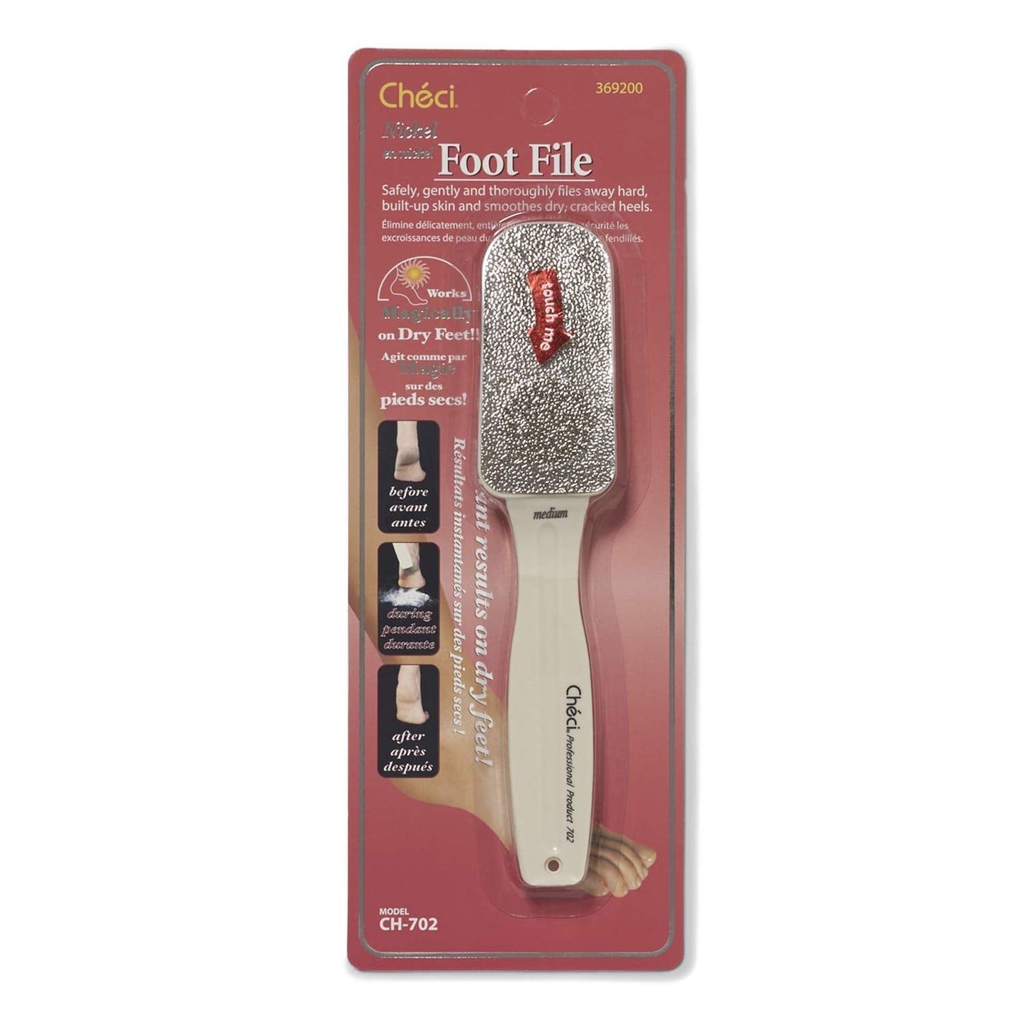 Checi Beige Foot File Medium CH-702CI Beauty & Personal Care Checi