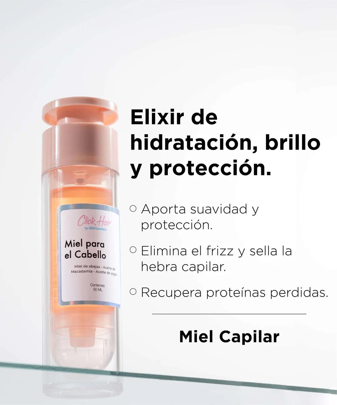 Click Hair Hair Honey Serum | Miel Capilar Sellado de Puntas Colombia (1.6oz - 50ml) Beauty & Personal Care Click Hair