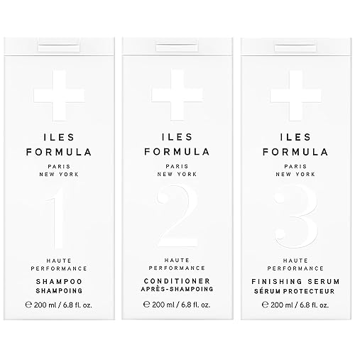 ILES FORMULA Signature Collection Deep Repair Shampoo & Conditioner w/Finishing Serum Blow Dry Cream for Dry, Damaged, Frizzy Hair - Hydrating Hair Beauty & Personal Care ILES FORMULA PARIS NEW YORK