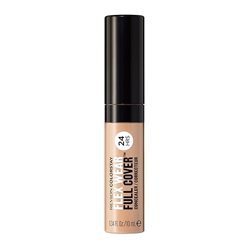 Revlon ColorStay Flex Wear, Full Cover Non-Creasing Concealer, Infused with Hyaluronic Acid & Vitamin E, Flexible Longwear, 030 Light Medium, 0.34 Fl Beauty & Personal Care REVLON