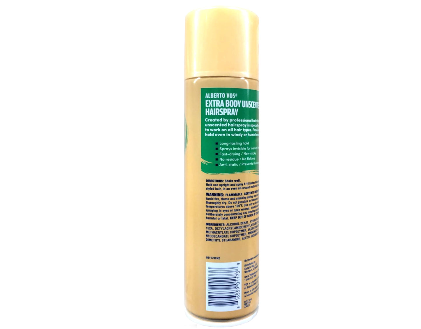 Alberto VO5 Crystal Clear Unscented Hair Spray - Volumizing Hair Spray for Styling - Frizz and Humidity Control - Lasting Hold - 8.5 oz - Pack of 4 Beauty & Personal Care VO5