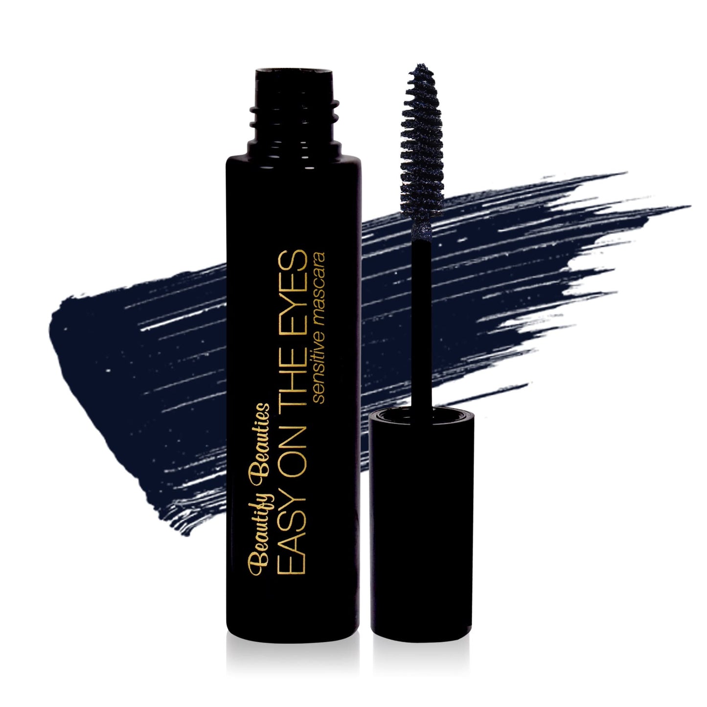 BeautifyBeauties EASY ON THE EYES Sensitive, Hypoallergenic Eye Mascara For Contact Lens Wearers - Non-irritating, Fragrance-free For Natural Looking Beauty & Personal Care BeautifyBeauties