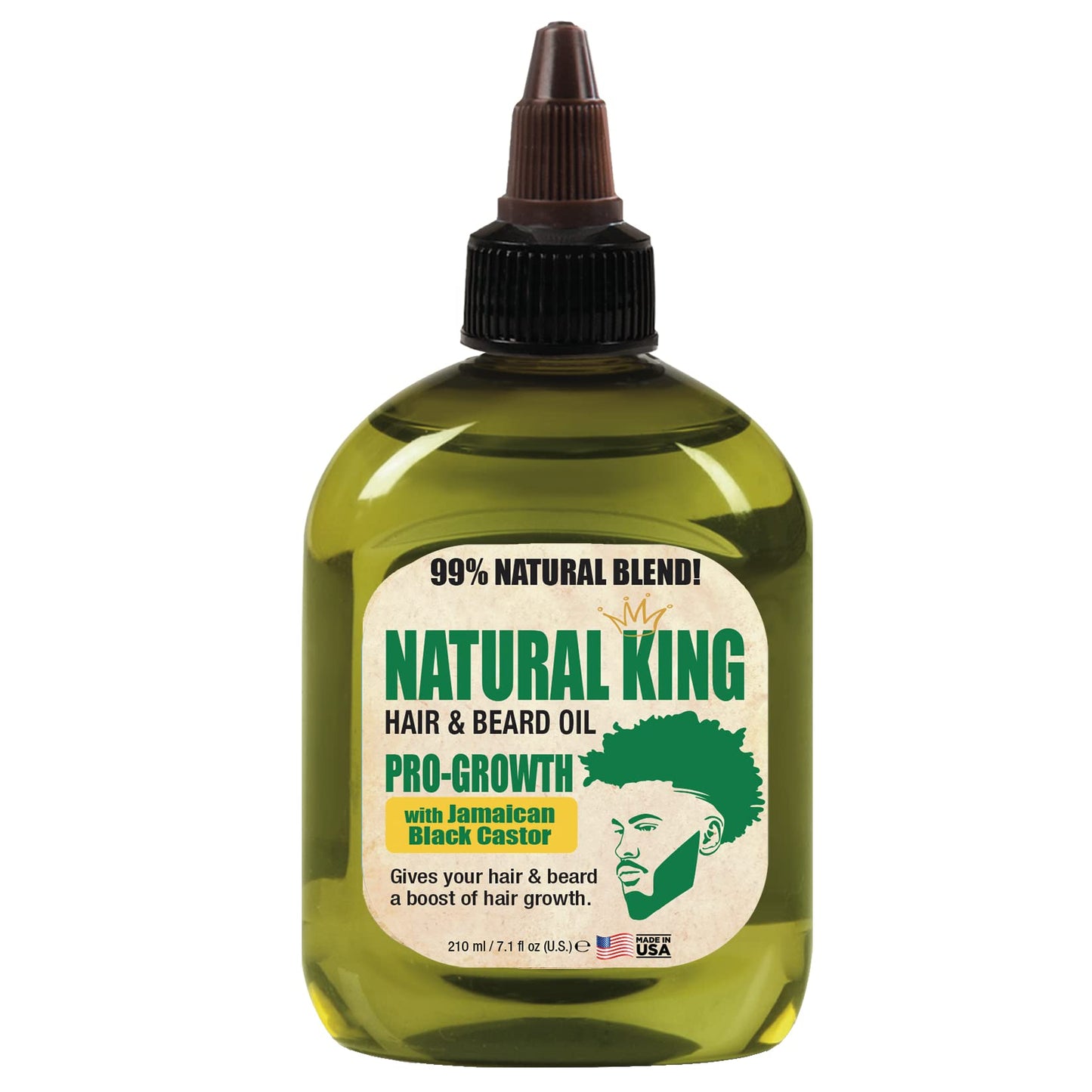 SFC Natural King Pro-Growth Hair & Beard Oil with Jamaican Black Castor Oil 7.1 oz. Beauty & Personal Care SFC