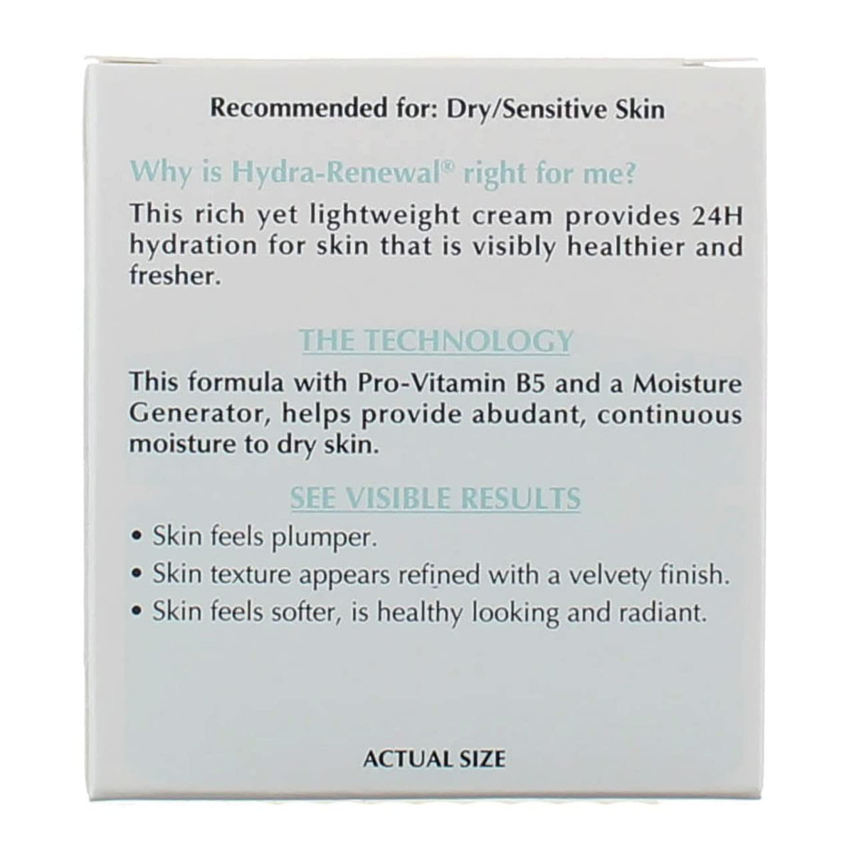 L’Oreal ParisDermo-Expertise Hydra-Renewal Continuous Moisture Cream Dry/Sensitive Skin 1.70 oz (Pack of 4)
