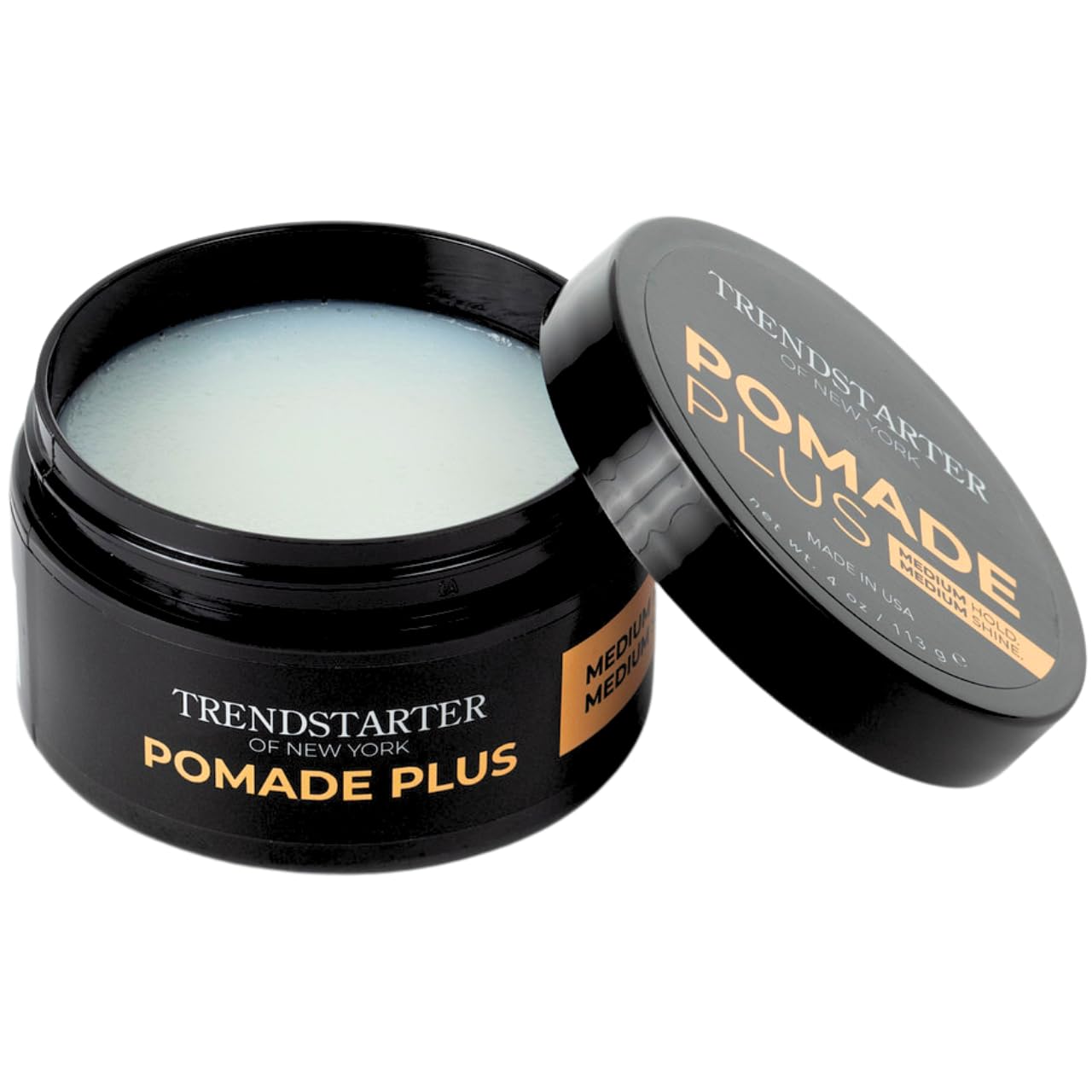 TRENDSTARTER - POMADE PLUS (4oz) - Medium Hold - Medium Shine - Premium Flake-Free Water-Based Premium Hair Styling Gel Product for All Hair Types Beauty & Personal Care TRENDSTARTER
