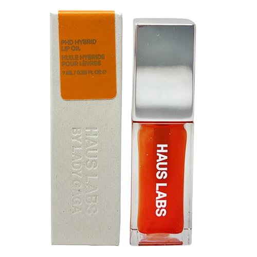 Haus Labs By Lady Gaga PhD Hybrid Hydrating Tinted Lip Oil - Secondary (sheer orange) 7 mL / 0.25 fl oz Beauty & Personal Care Haus Laboratories
