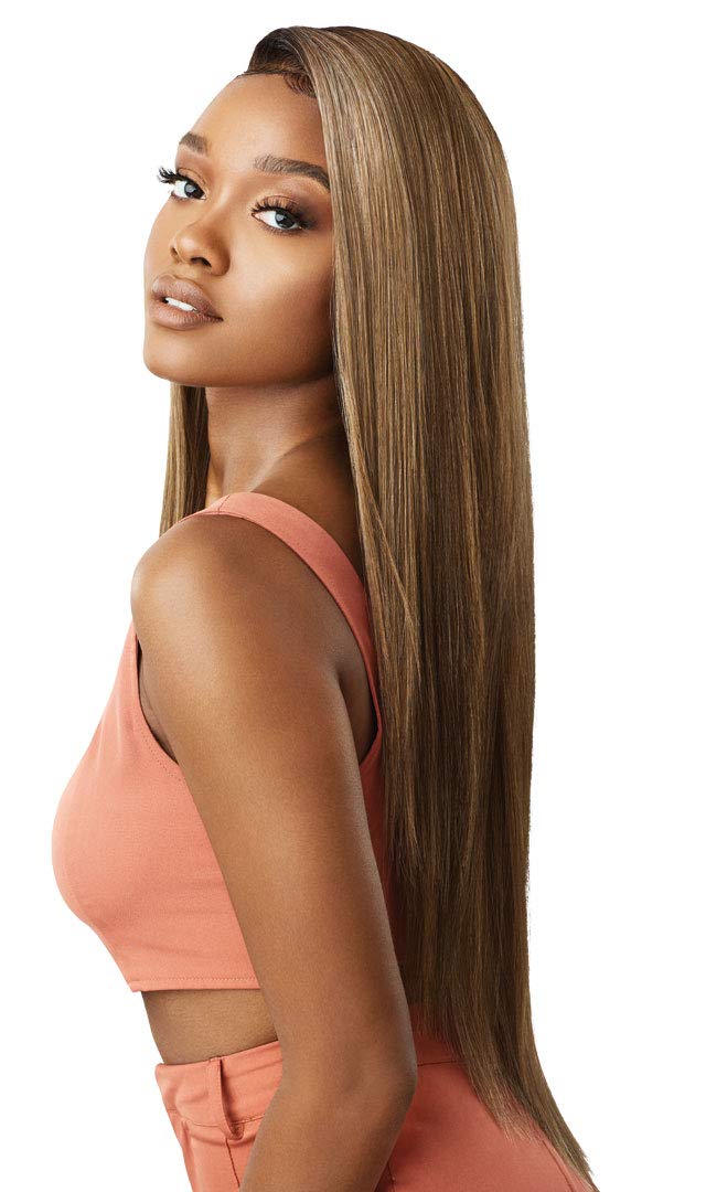 Outre LACEFRONT COLORBOMB Loose Straight Willow Tree Style Salon-Quality Colors Premium High Heat Resisitant Synthetic, Celebrity Baddies & Social Beauty & Personal Care Outre