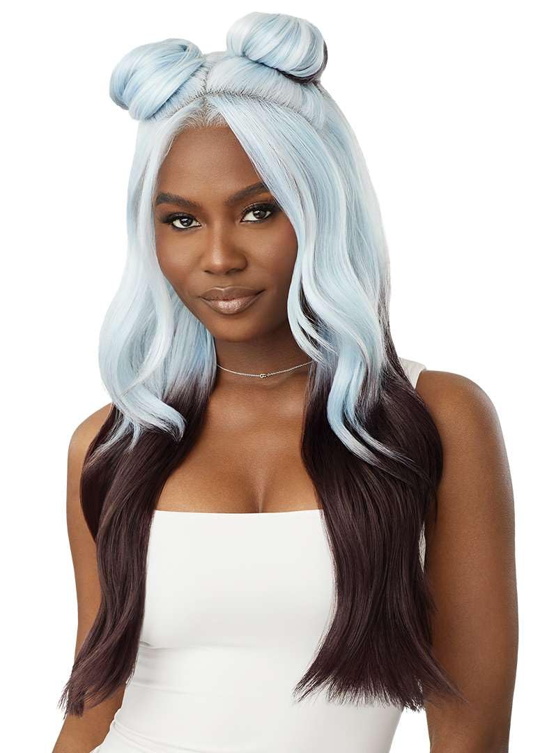 Outre Lace Front Wig -Perfect Hair Line 13X6 - Jaanay (OFF BLACK 1B)