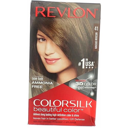 Revlon ColorSilk Beautiful Color 41 Medium Brown 1 ea (Pack of 3) Beauty & Personal Care REVLON
