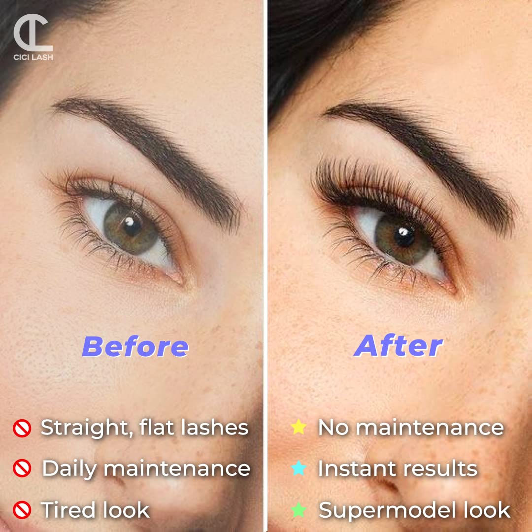 Lash Lift Kit with Keratin by CICI | Instant Perming, Lifting & Curling for Eyelashes | Long Lasting Professional Salon Results for a Supermodel Look Beauty & Personal Care CICI Lash