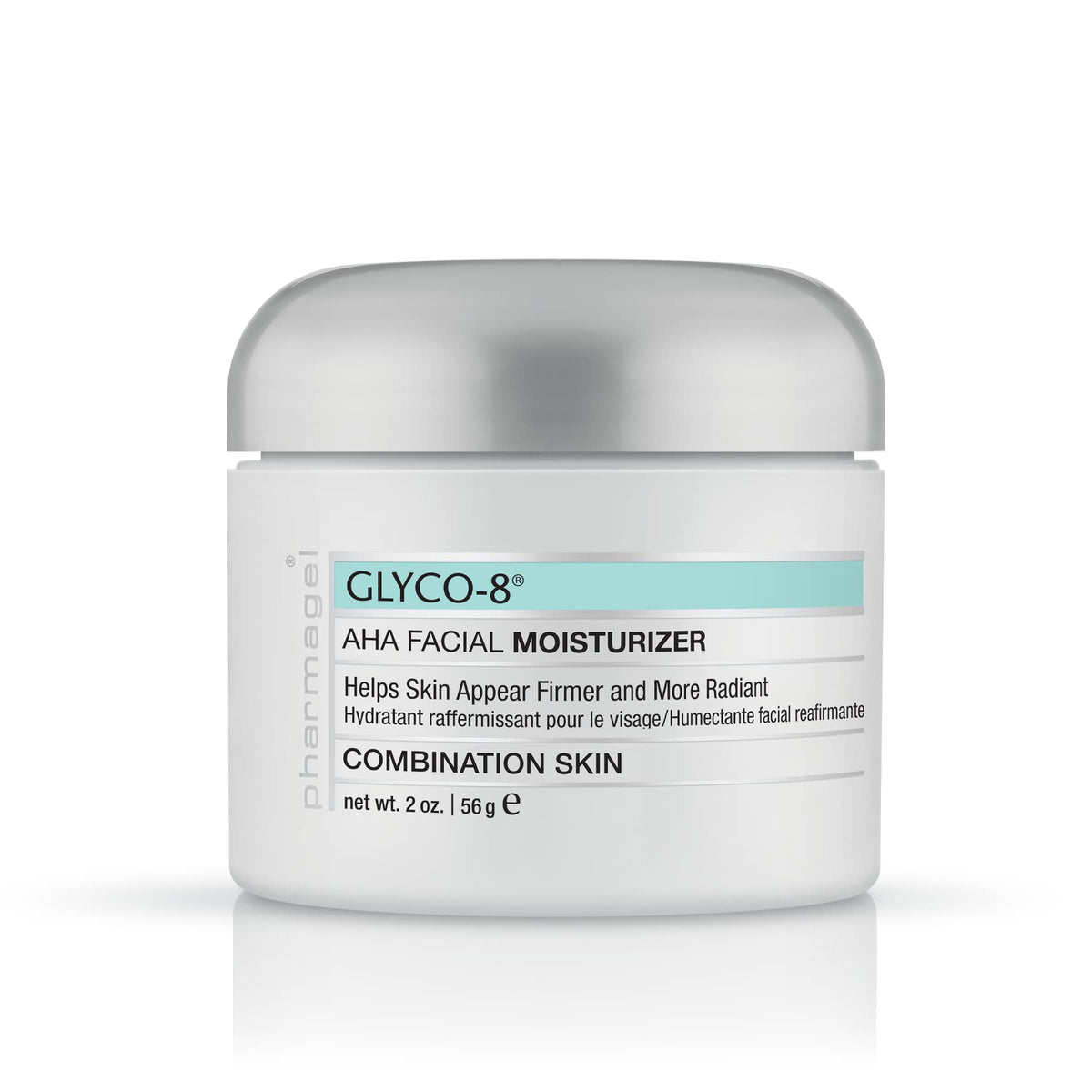 Pharmagel Glyco-8 Facial Firming Moisturizer for Combination Skin | Deeply Hydrating Daily Facial Moisturizer for Fine Lines and Wrinkles - 2 oz. Beauty & Personal Care Pharmagel