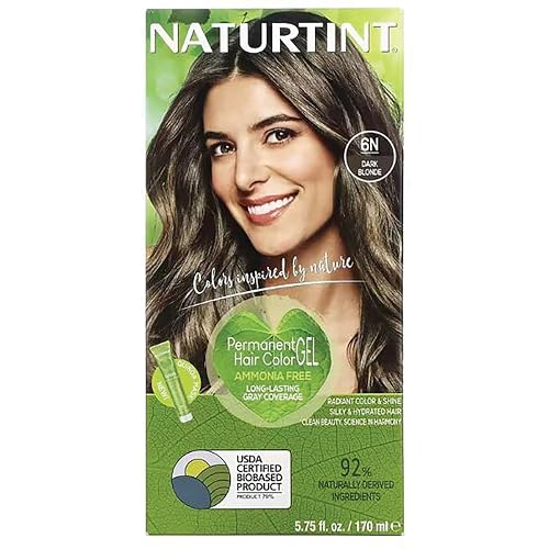 Naturtint Hair Color 6N Dark Blonde 1 Kit 5.28 fl.oz/150ml Beauty & Personal Care Naturtint