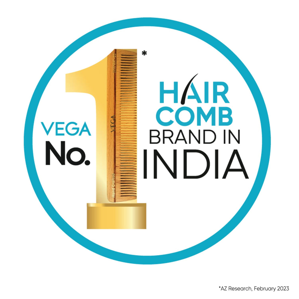 Vega Handmade Comb - Dressing HMC-04 1 Pcs