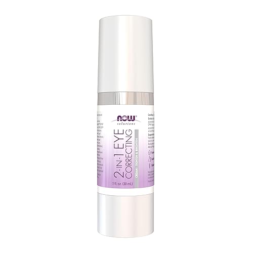 NOW Foods Solutions, Eye Cream, 2 in 1 Correcting to Tighten and Brighten the Eye Area, 1-Ounce Beauty & Personal Care NOW Foods