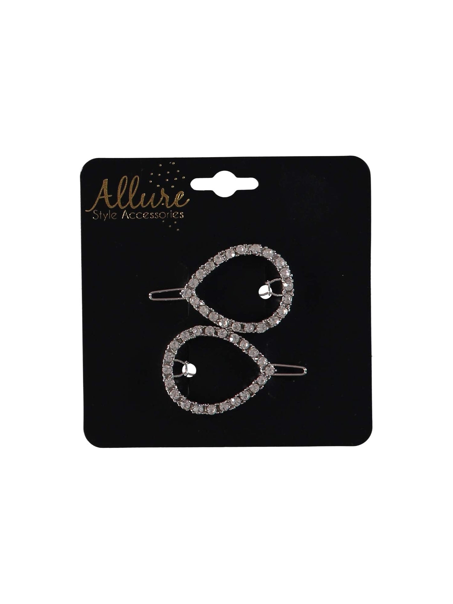 Allure Women's Glass Rhinestone Hair Salon Clips, 3-pack Beauty & Personal Care Allure Style Accessories