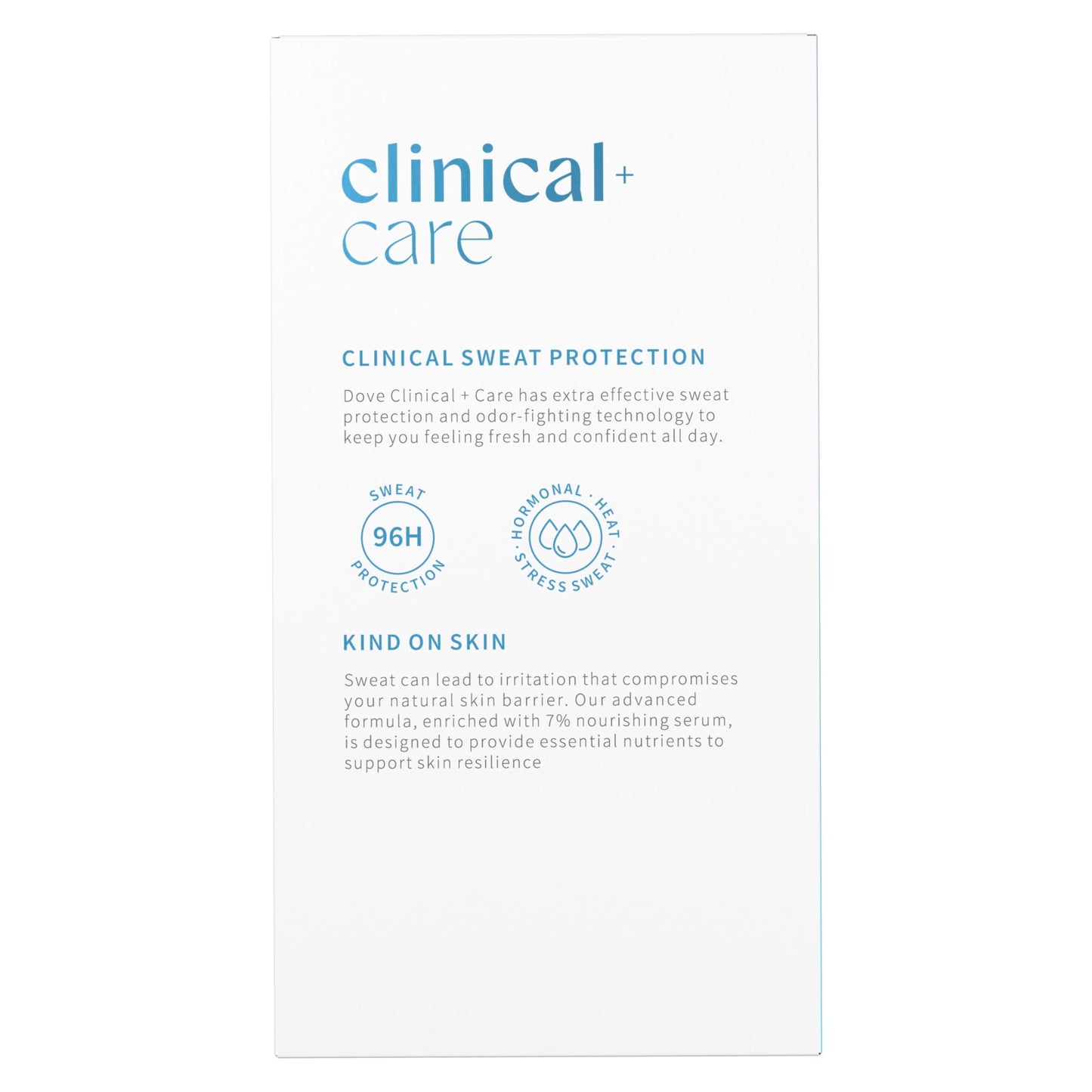 Dove Clinical + Care Antiperspirant Deodorant Stick for Women, 96H Clinical Strength Sweat & Odor Protection, With Nourishing Serum, Original Clean Beauty and Personal Care Dove