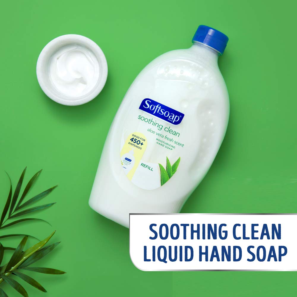 Softsoap Liquid Hand Soap Refill, Soothing Aloe Vera - 32 fluid ounce (packaging may vary) Beauty & Personal Care Softsoap
