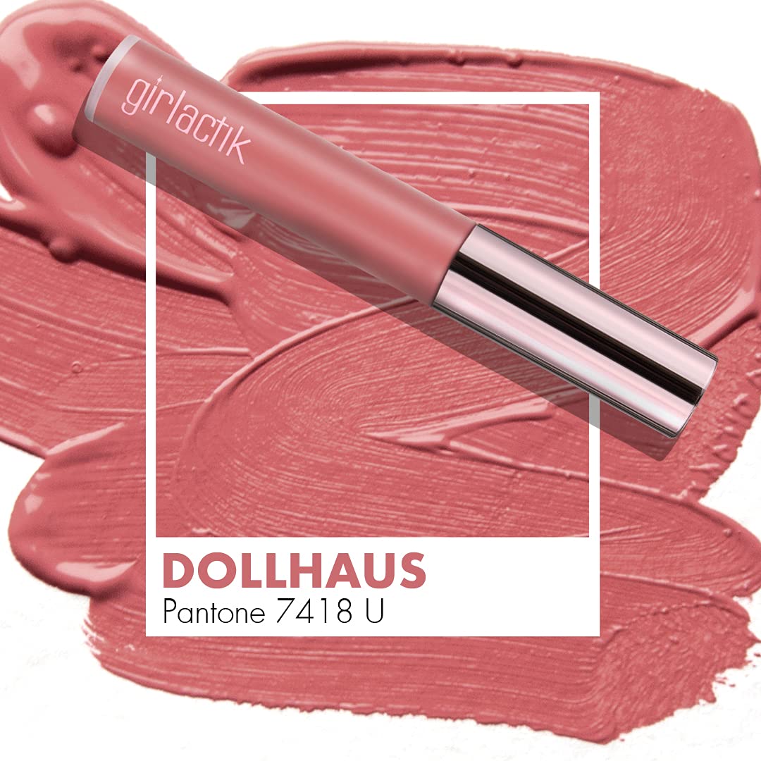Girlactik Long Lasting Matte Lip Paint Liquid Lipstick in Allure- Long wearing, Smooth Application, Pigmented, Non-Crack Formula, Lightweight, 7.5 ml Beauty & Personal Care Girlactik