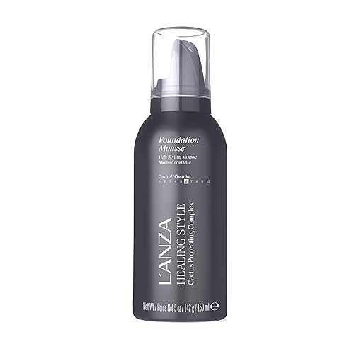 L'ANZA Healing Style Foundation Mousse with Medium Hold Effect, Refreshes and Moisturises Hair and Scalp, With Advanced Control Technology, Non-drying Beauty & Personal Care L’ANZA