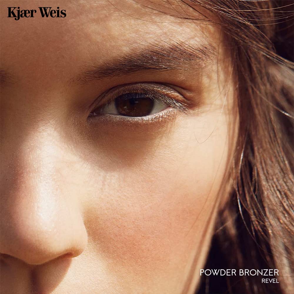 Kjaer Weis Bronzer Powder Makeup. Matte Warm Terracotta Contour Makeup for Natural-Looking Tan Face Makeup. Contour Powder with Certified-Organic Beauty & Personal Care Kjær Weis