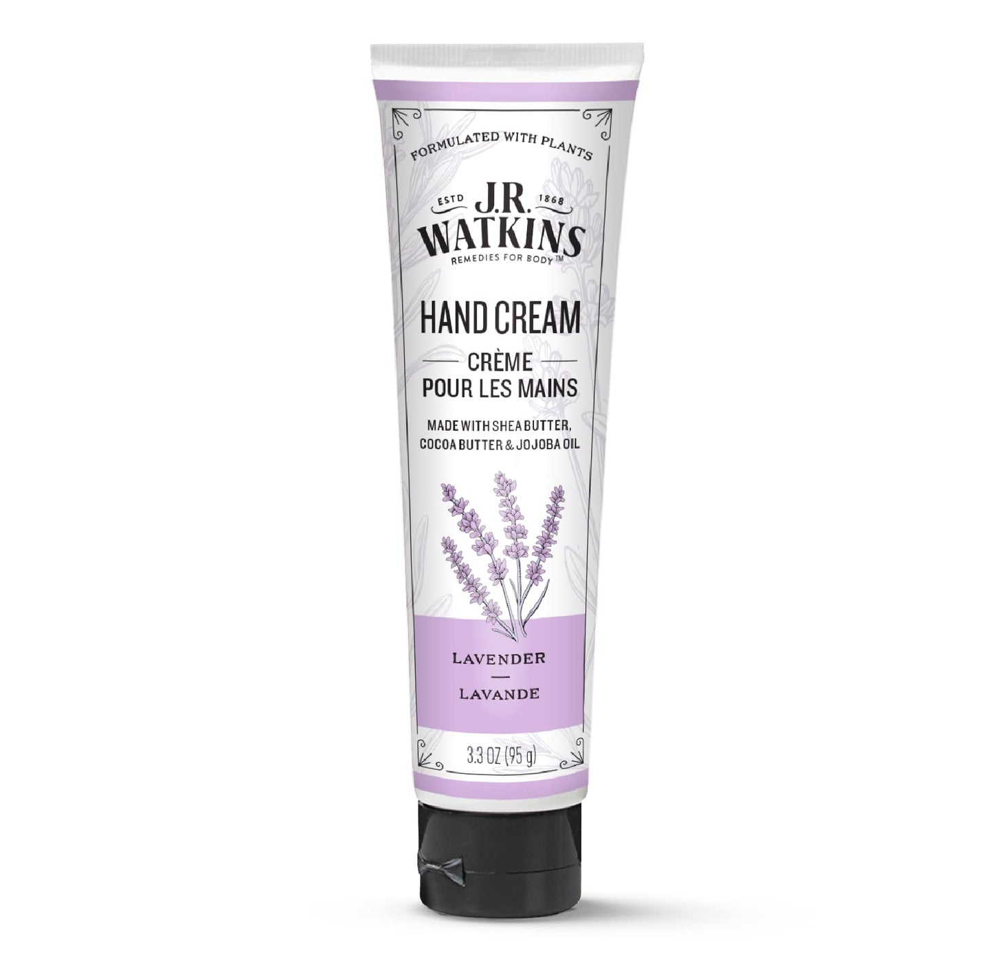 J.R. Watkins Natural Moisturizing Hand Cream, Hydrating Hand Moisturizer with Shea Butter, Cocoa Butter, and Avocado Oil, USA Made and Cruelty Free Beauty & Personal Care J.R. Watkins